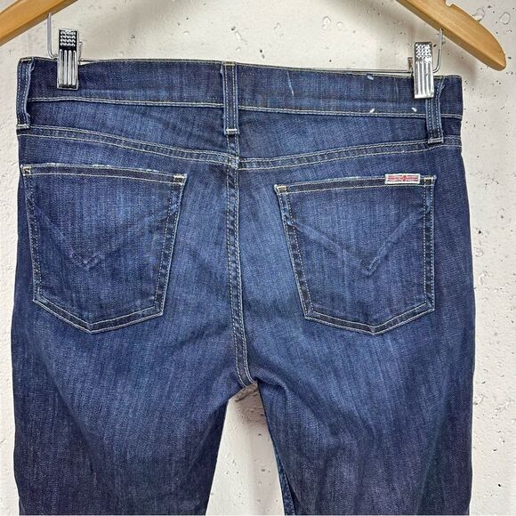 Hudson Women's Size 28 Muse Crop Skinny 5" Cuff Stretch Jeans - Picture 7 of 14